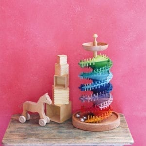 Arbre Musical En Bois Avec Billes Colorées - Jouet éducatif Pour Enfants 3-7 Ans, Développement Sensoriel Et Motricité - 3
