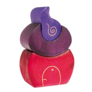 Grimm's maison de gnomes bordeau 3pcs