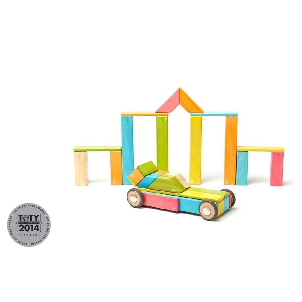 Tegu Blocs en Bois Magnétiques - Classics colorés 42 pcs. | Babygreen